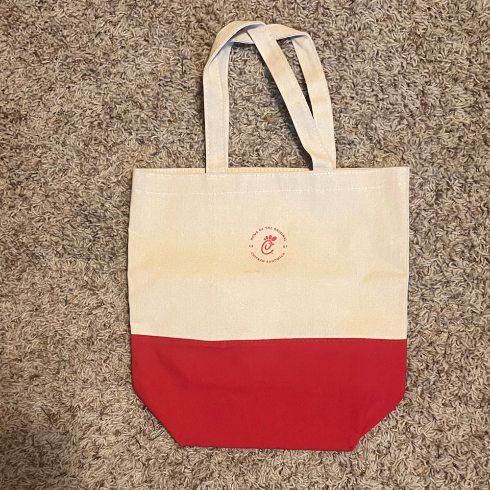 Chick-fil-A canvas tote bag